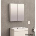 Горен огледален PVC шкаф за баня, 60×70, Inter Ceramic ICP 6049-2/6070 WHITE