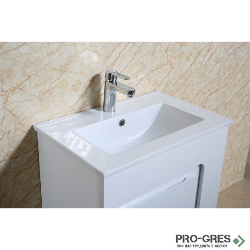 Долен PVC шкаф за баня 60см, Inter Ceramic ICP 6055W