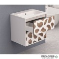 Долен PVC шкаф за баня 60см, Inter Ceramic ICP 6061