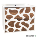 Долен PVC шкаф за баня 60см, Inter Ceramic ICP 6061