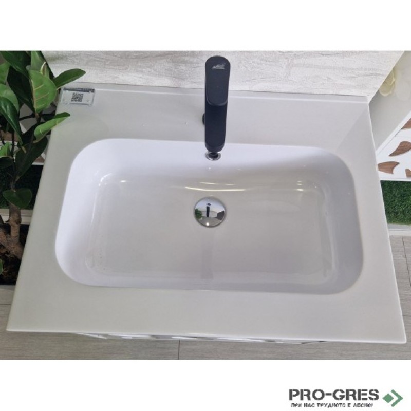 Долен PVC шкаф за баня 60см, Inter Ceramic ICP 6061