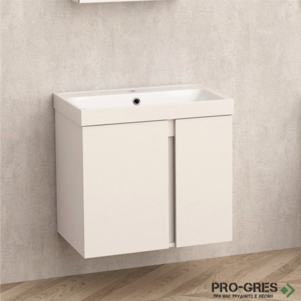 Долен PVC шкаф за баня "ЗОРА" 60см, Inter Ceramic ICP 6087