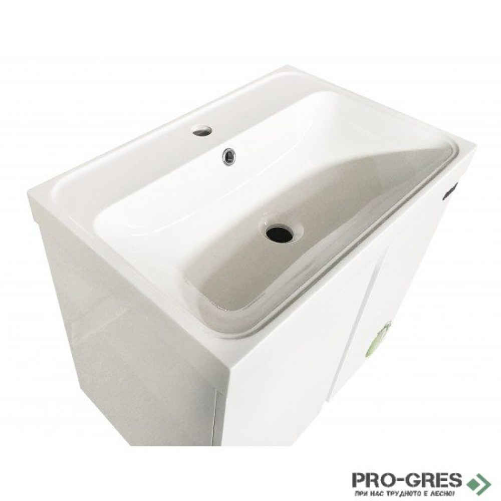 Долен PVC шкаф за баня "ЗОРА" 60см, Inter Ceramic ICP 6087