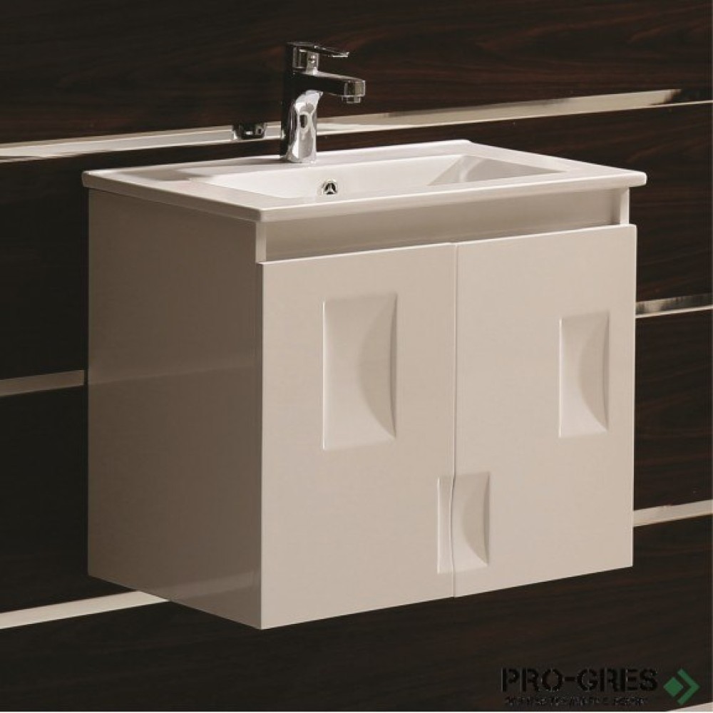 Долен PVC шкаф за баня, бял, Inter Ceramic ICP 6091 1