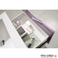 Долен PVC шкаф за баня "ЕВАН", ICP 6093 Purple