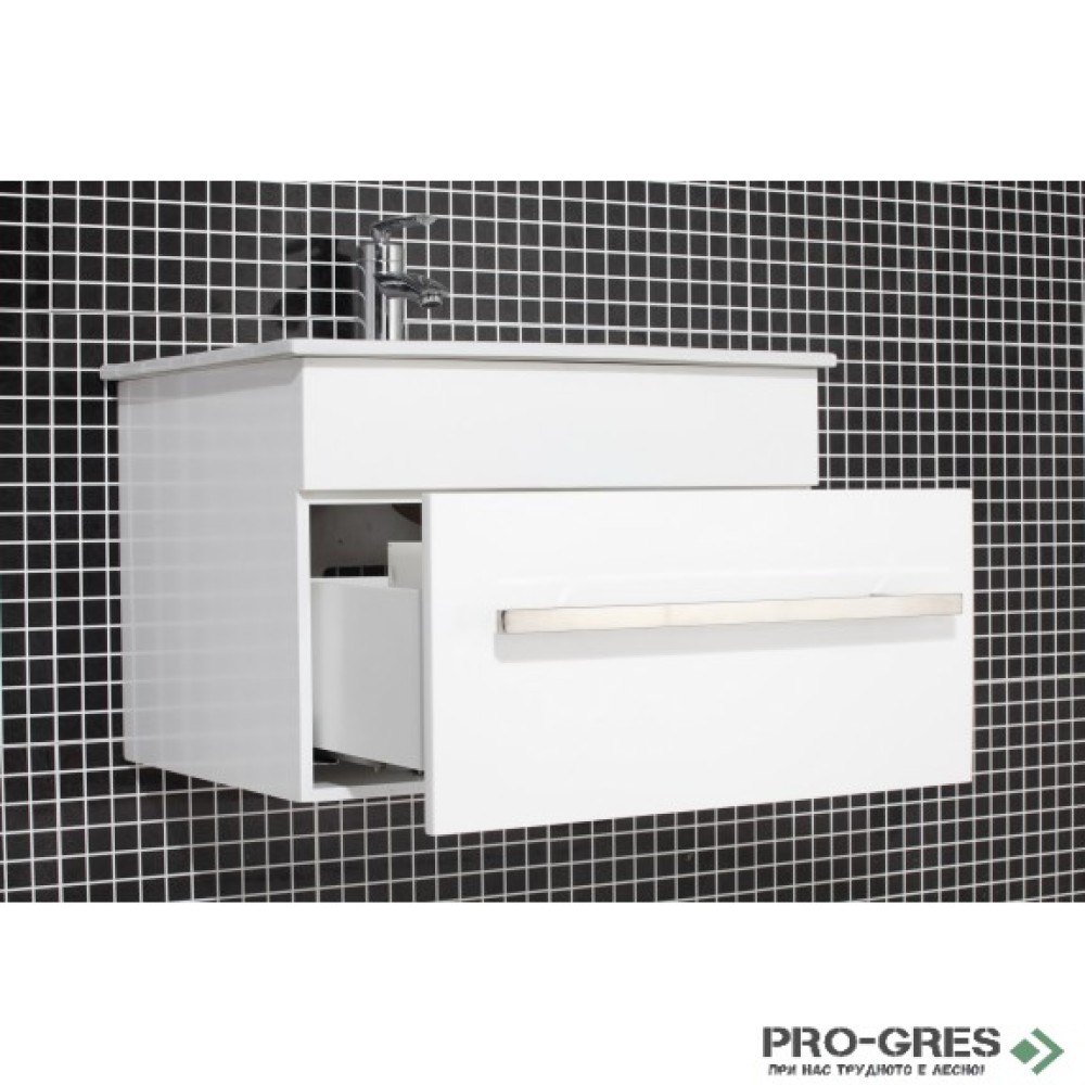 Долен PVC шкаф за баня 70см, Inter Ceramic ICP 6147 