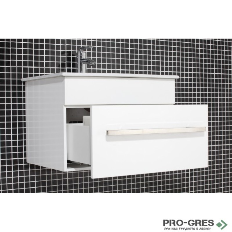 Долен PVC шкаф за баня 70см, Inter Ceramic ICP 6147 