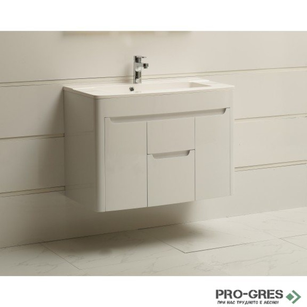 Конзолен PVC шкаф за баня "САВАНА" 85см, Inter Ceramic ICP 6249