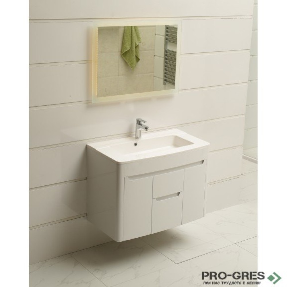 Конзолен PVC шкаф за баня "САВАНА" 85см, Inter Ceramic ICP 6249
