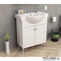Стоящ PVC шкаф за баня 70см, Inter Ceramic ICP 7044