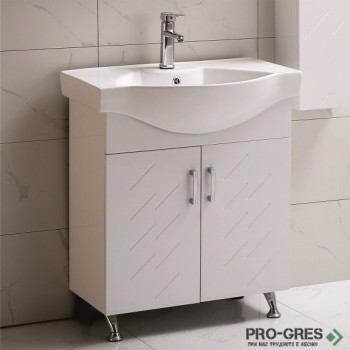 Стоящ PVC шкаф за баня 71см, Inter Ceramic ICP 7049