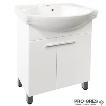 Стоящ PVC шкаф за баня 61см "КАЙРА", Inter Ceramic ICP 7055 Стоящ PVC шкаф за баня 61см "КАЙРА", Inter Ceramic ICP 7055