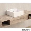 Плот за баня влагоустойчив 80см амари дъб, Inter Ceramic ICP 8020-2 