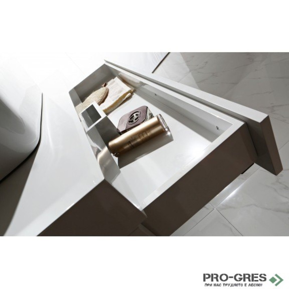 Плот за баня PVC, без умивалник, "АНЕЛИЯ" 80см, Inter Ceramic ICP 8020W