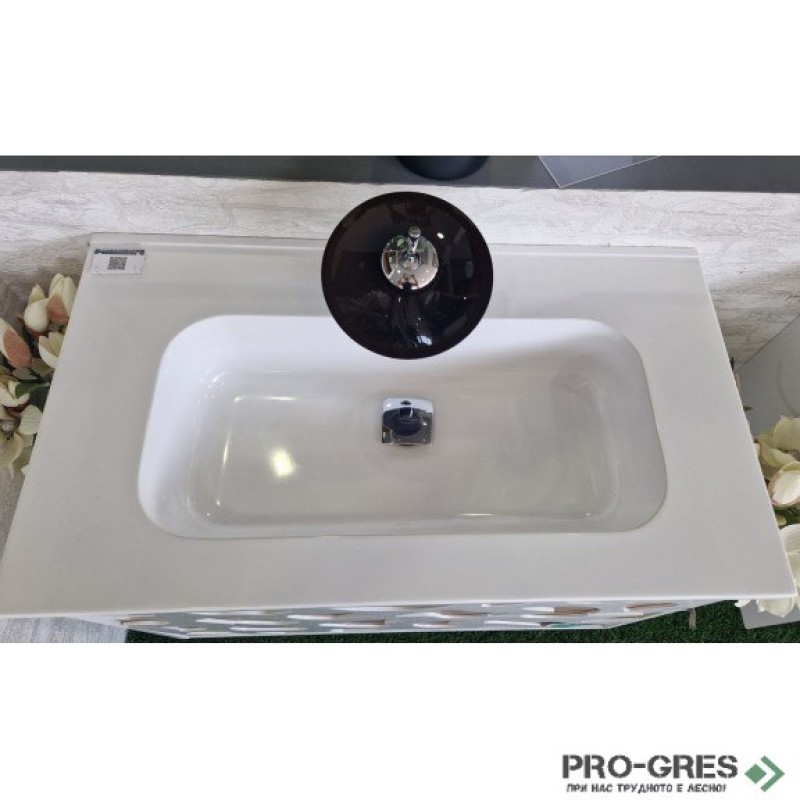 Долен PVC шкаф за баня 80см, Inter Ceramic ICP 8045B