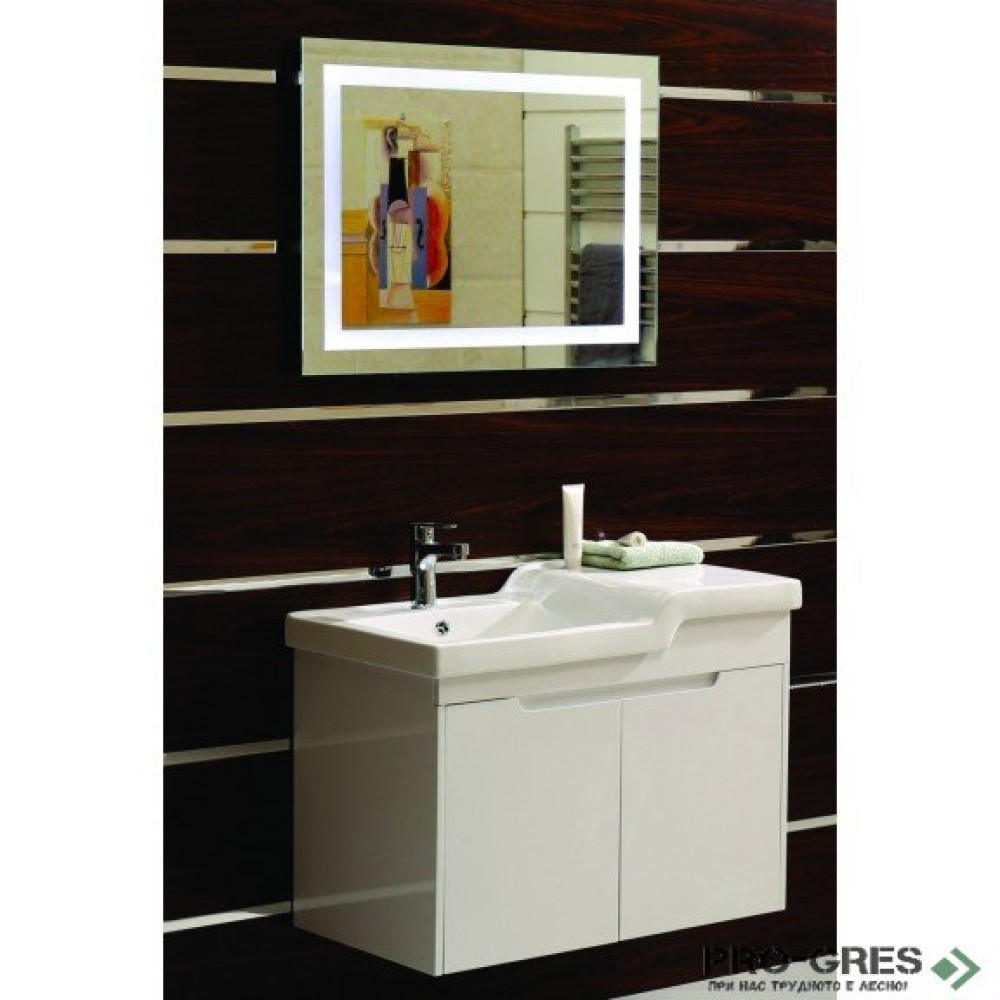 Долен PVC шкаф за баня МОНА 83см, Inter Ceramic ICP 8363