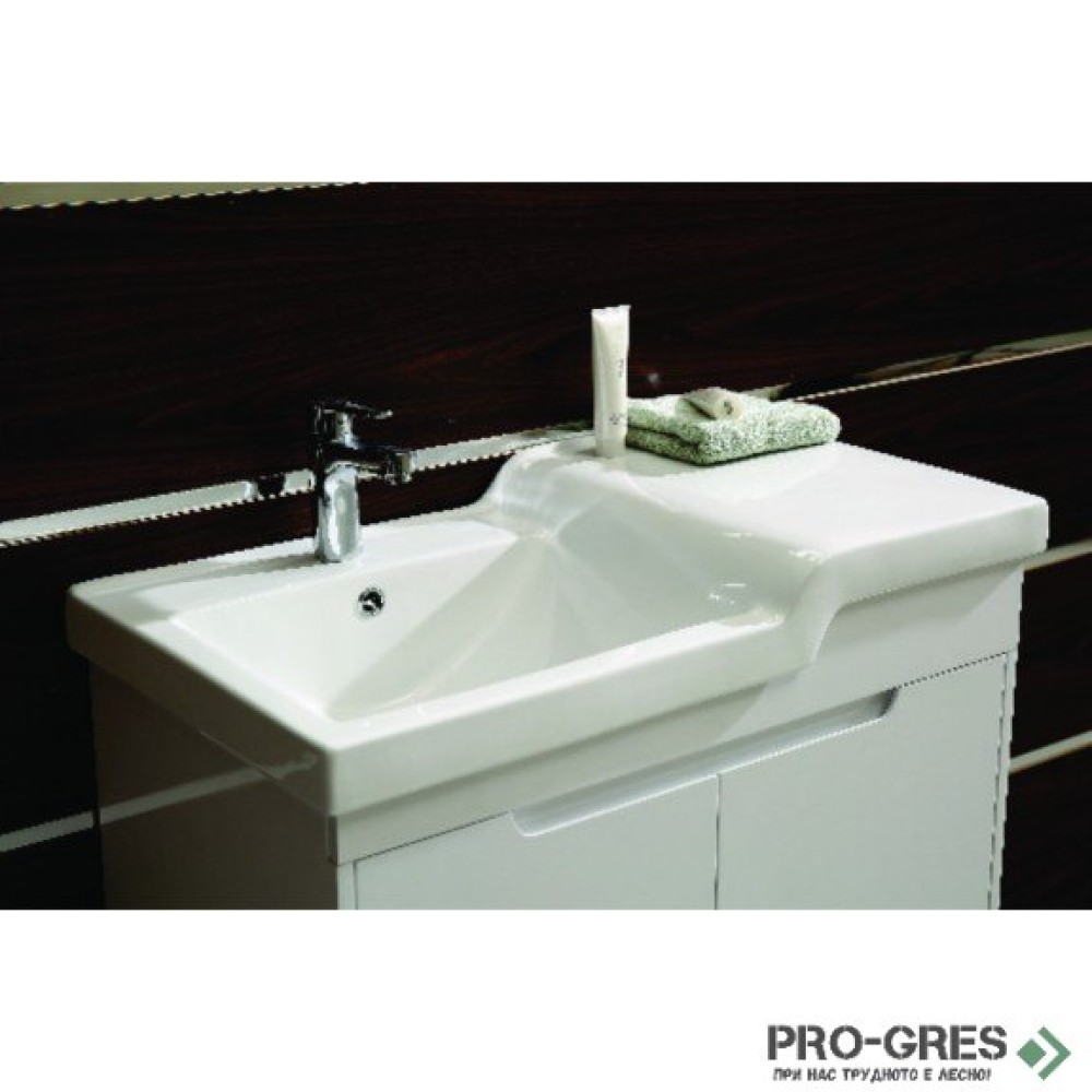 Долен PVC шкаф за баня МОНА 83см, Inter Ceramic ICP 8363