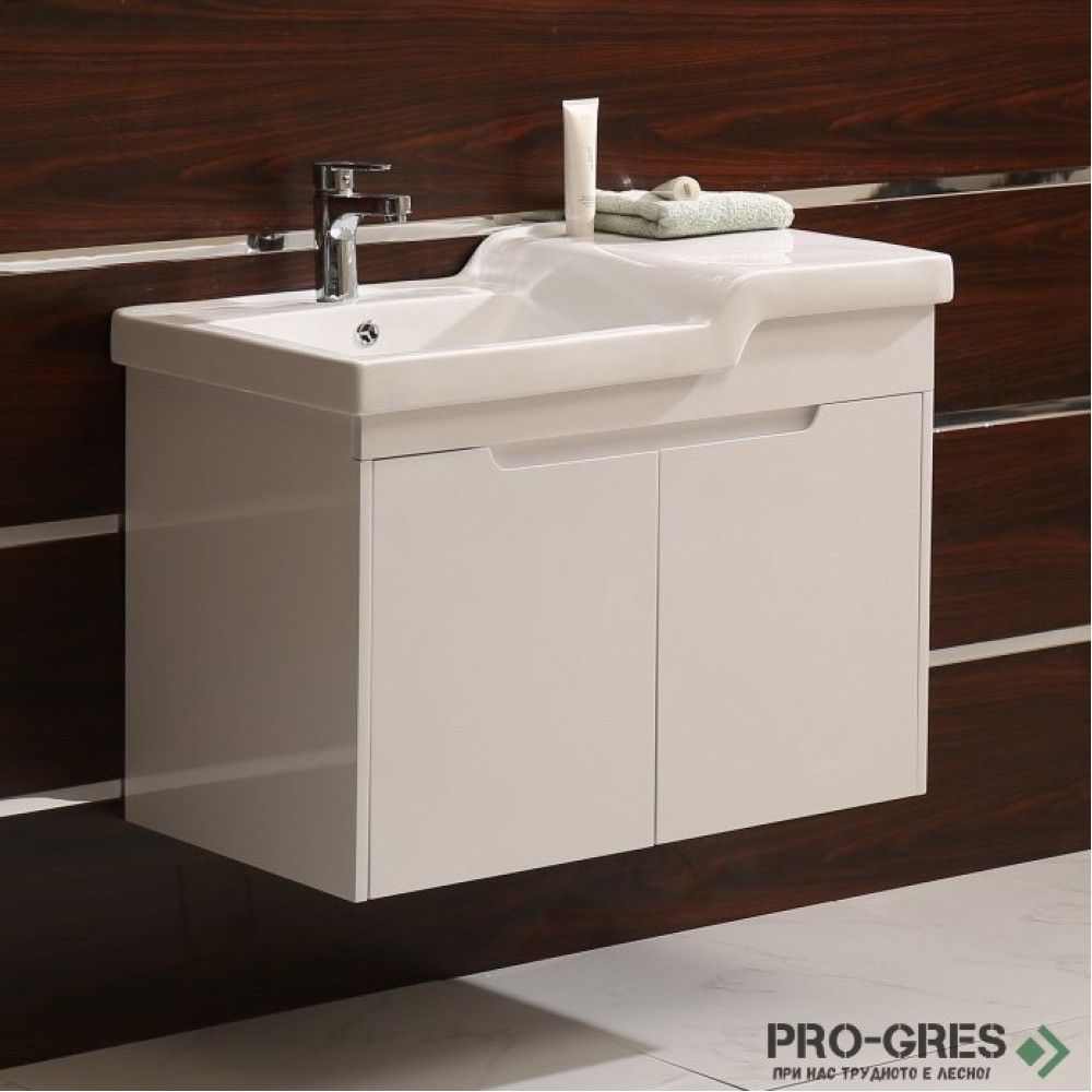 Долен PVC шкаф за баня МОНА 83см, Inter Ceramic ICP 8363
