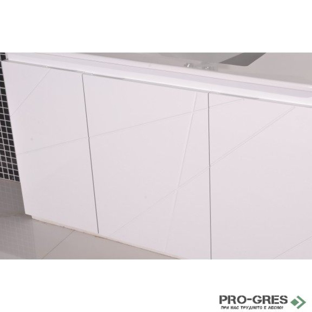 Долен PVC шкаф за баня 90см LED, Inter Ceramic ICP 9046 