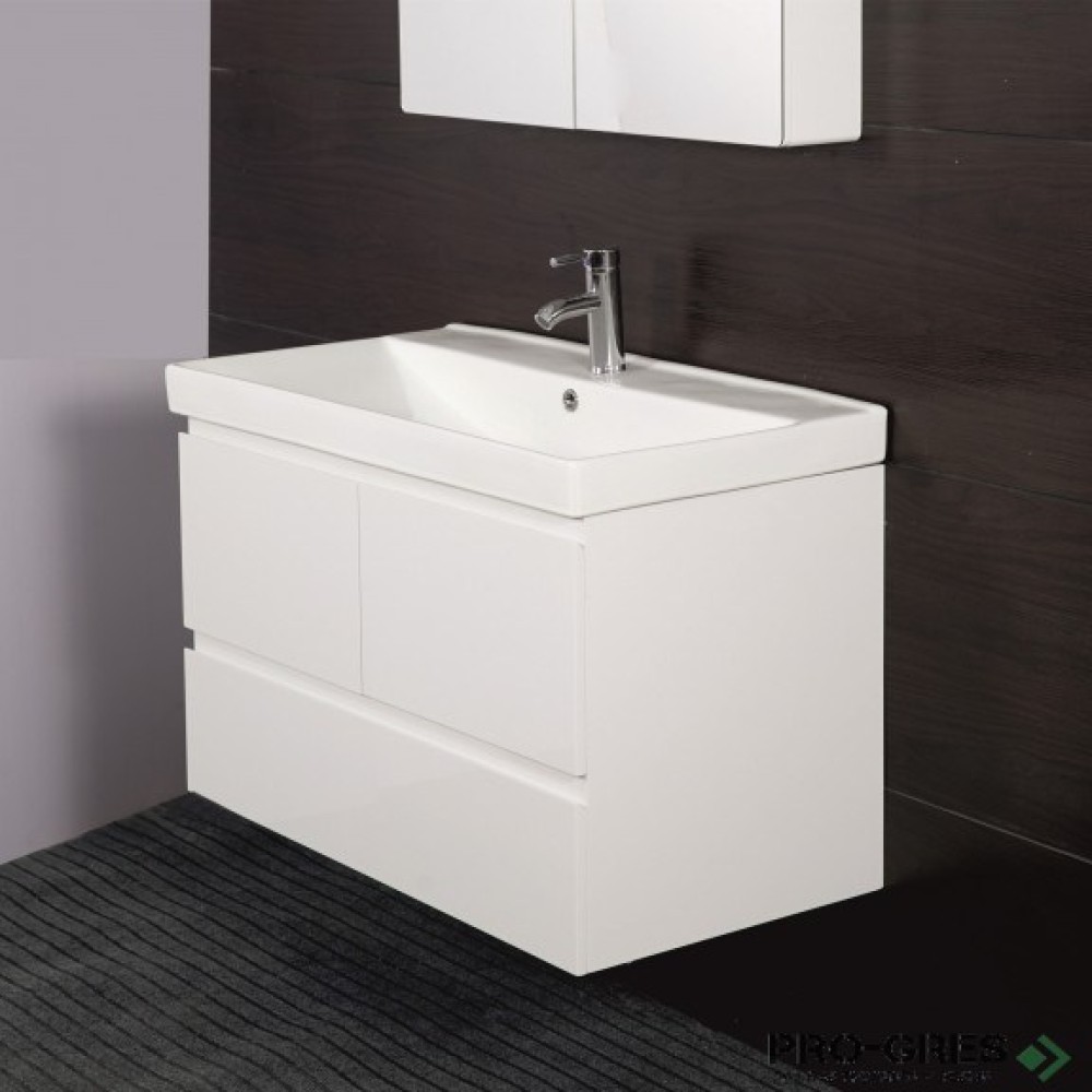Долен шкаф за баня 60см ,бял, PVC, Inter Ceramic  ICP 9048