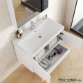 Долен шкаф за баня 60см ,бял, PVC, Inter Ceramic  ICP 9048