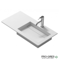 Долен PVC шкаф за баня 90см Дясно корито, Inter Ceramic  ICP 9060R