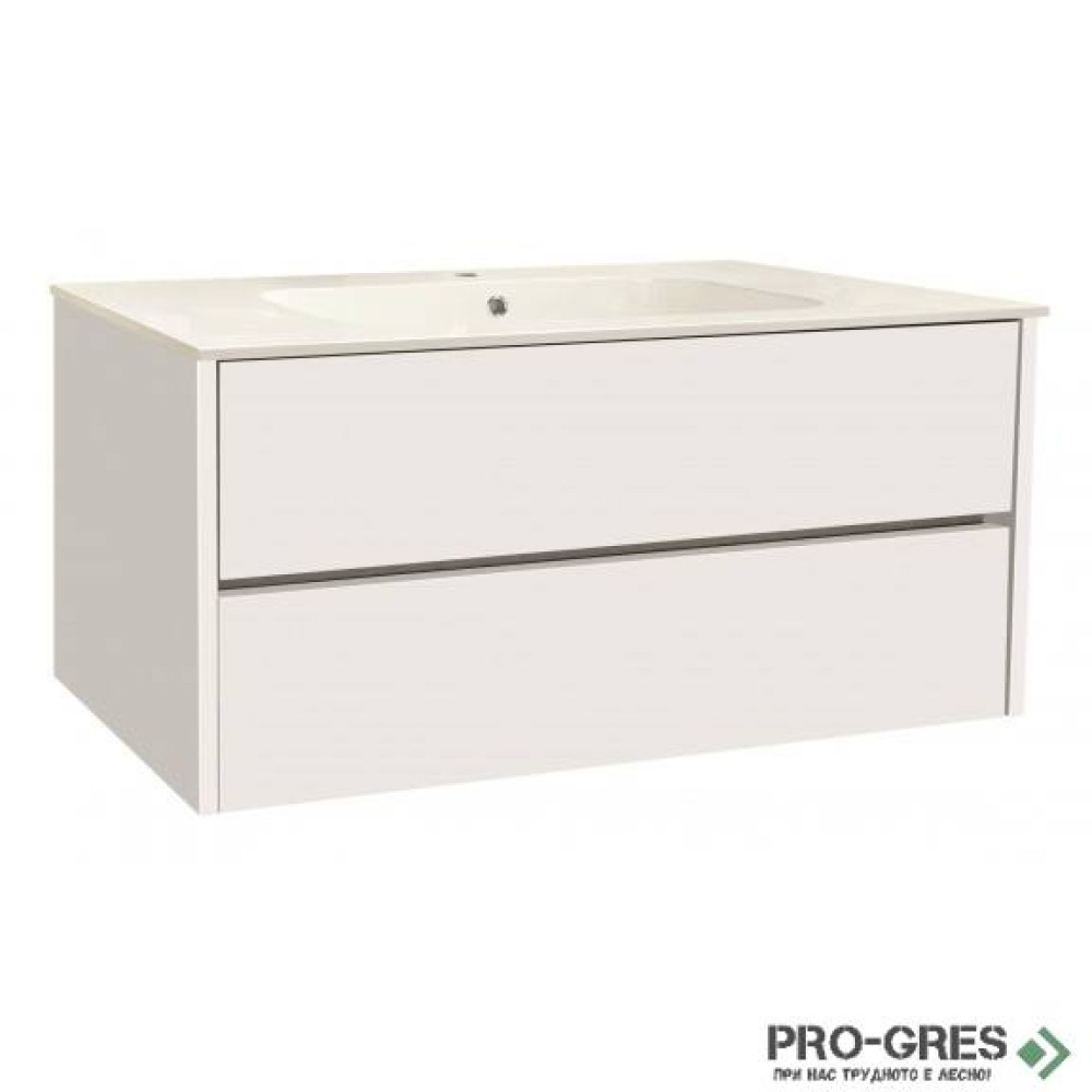 Долен шкаф за баня PVC,бял, Inter Ceramic ICP 9955
