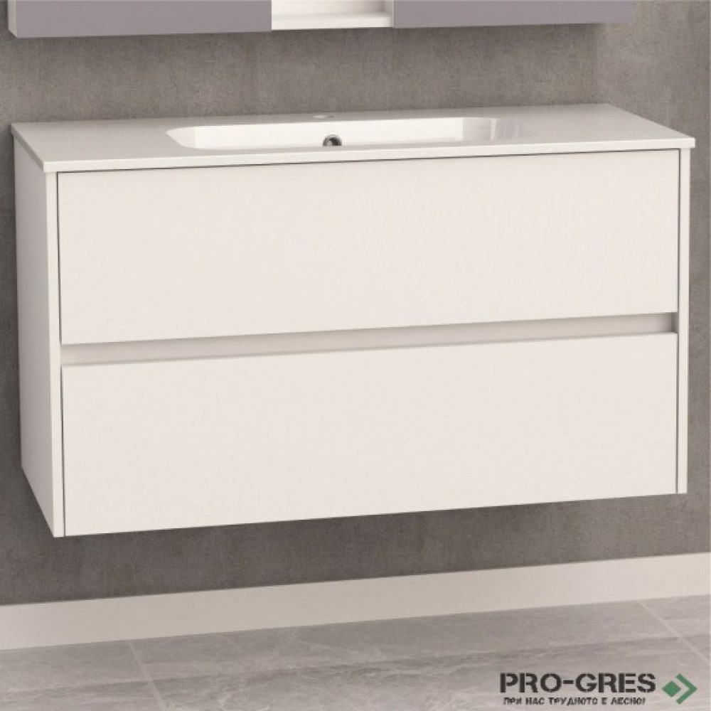 Долен шкаф за баня PVC,бял, Inter Ceramic ICP 9955