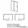 Преграден параван Inter Ceramic ICS 118/100, 120, 140, 160 NEW