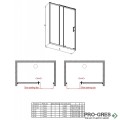Преграден параван Inter Ceramic ICS 119/100, 120, 140, 160 NEW