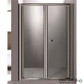 Параван за баня, с панти, хром, 70-80см, 4мм закалено стъкло Inter Ceramic ICS 70/20