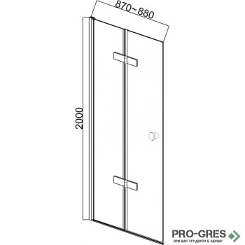 Параван за баня, с панти, 90/100х 200см, профил розово злато, 6мм прозрачно стъкло, Inter Ceramic ICS 114RG/90 NANO Параван за баня, с панти, 90/100х 200см, профил розово злато, 6мм прозрачно стъкло, Inter Ceramic ICS 114RG/90 NANO