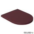 Kонзолна тоалетна чиния RIMLESS с капак, Isvea INFINITY Maroon Red 10NF02001-2R, 40KF0543I-S-2R