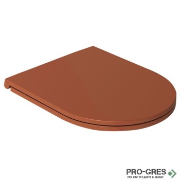 Kонзолна тоалетна чиния RIMLESS с капак, Isvea INFINITY Terracotta 10NF02001-2U, 40KF0543I-S Kонзолна тоалетна чиния RIMLESS с капак, Isvea INFINITY Terracotta 10NF02001-2U, 40KF0543I-S