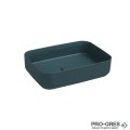 Мивка за баня 50х36см за монтаж върху мебел/плот, зелена Isvea Infinity 10NF65050-2P