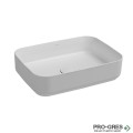 Мивка за баня 50х36см за монтаж върху мебел/плот, бяла Isvea Infinity 10NF65050