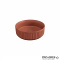 Мивка за баня ф36см за монтаж върху мебел/плот, Isvea Infinity Artisan Terracotta 10NF66036-2U