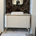 Шкаф за баня GLORIA 100 с мивка порцелан, ISVEA, GLORIA 100, 21GLS121101I