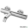 Смесител стенен за вана и душ, хром Karag  Joan Brass Pattern 24603-425A-BP