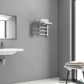 Лира за баня, стоманена, хром, Karag, Design 1, 5206836062952