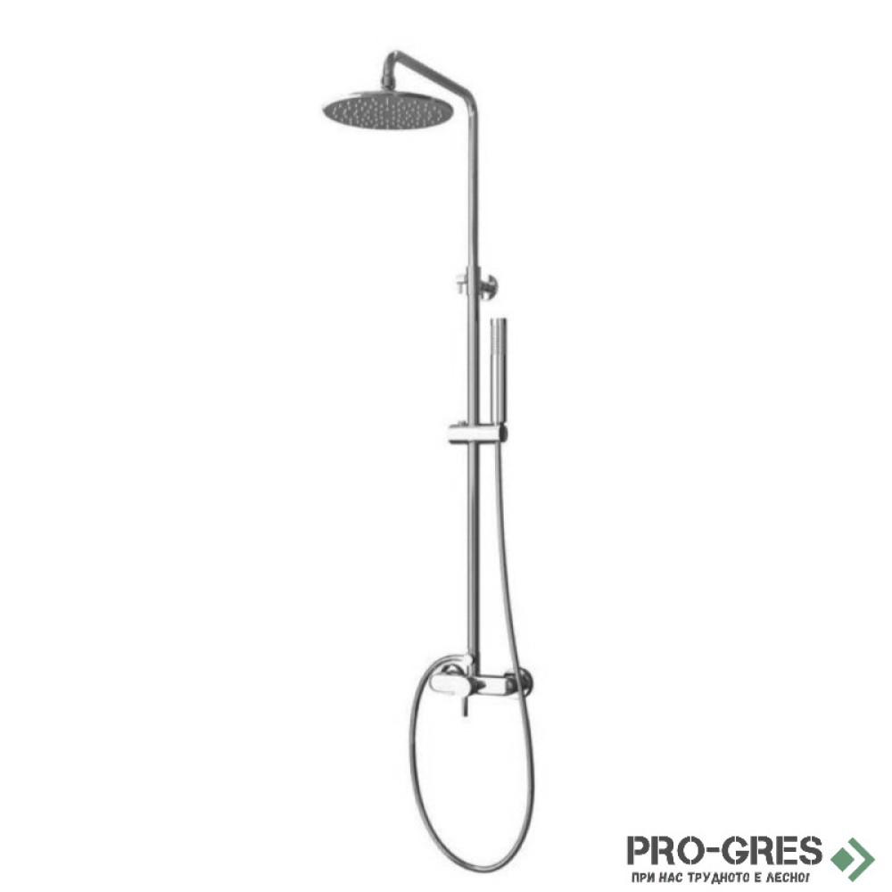 Душ система със смесител за душ и ръчен душ, хром KARAG ARTEMIS CF031M-C