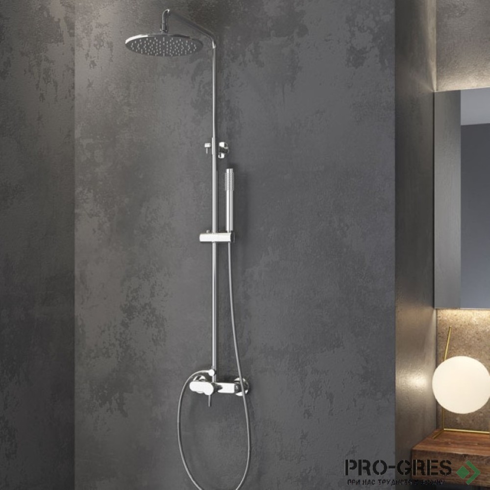 Душ система със смесител за душ и ръчен душ, хром KARAG ARTEMIS CF031M-C