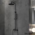 Душ система със смесител за душ и ръчен душ, черен мат KARAG ARTEMIS CF031M-N