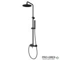 Душ система със смесител за душ и ръчен душ, черен мат KARAG ARTEMIS CF031M-N