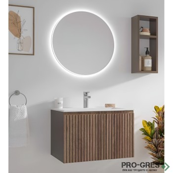 Шкаф за баня 59,5x45,5х45см с мивка MDF, KION 60, Karag