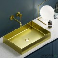 Мивка за баня 55х38см за монтаж върху мебел/плот, Karag Saturn Gold