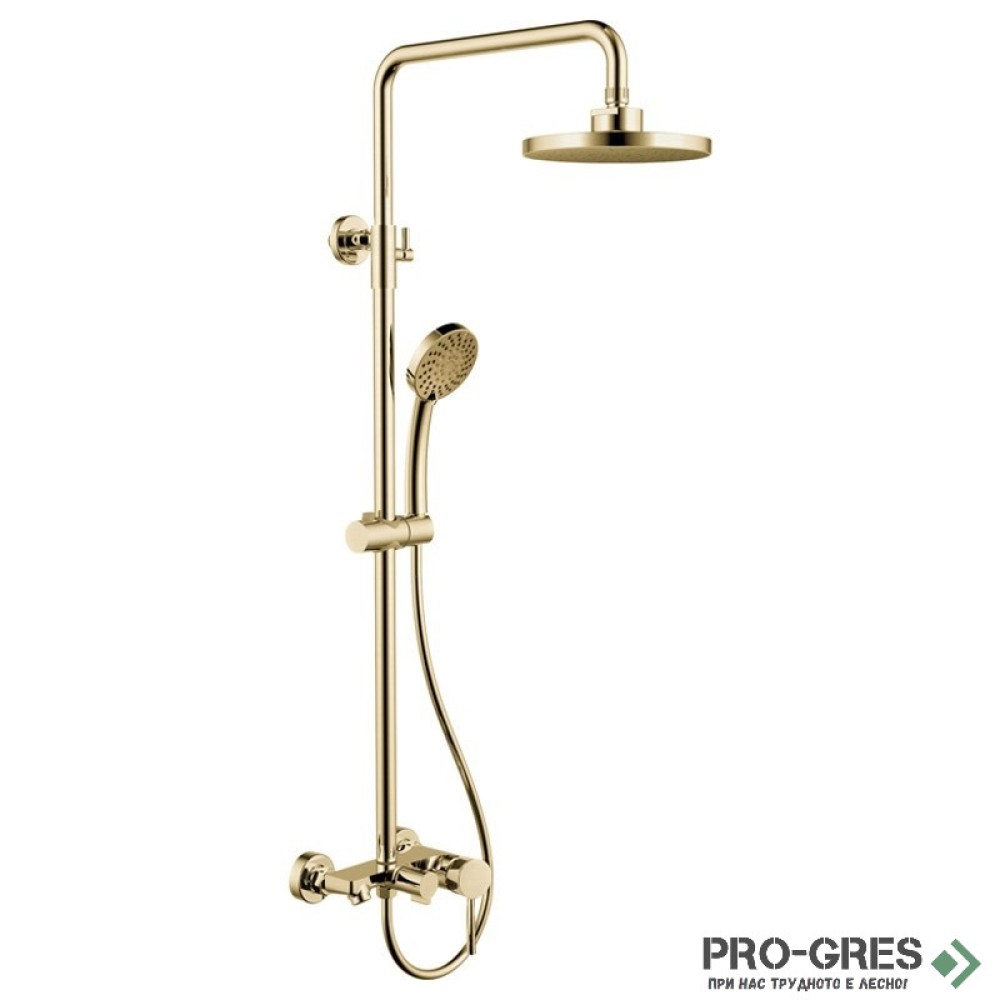 Душ система със смесител, златиста KARAG NEW ARTEMIS SO551B-O