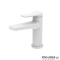 Смесител за мивка, стоящ, бял мат KARAG ANDARE WNW168073PH