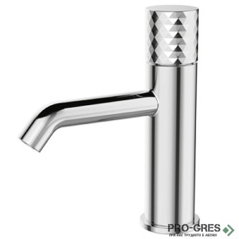 Смесител за мивка, без изпразнител, хром, Karag, Joan Brass Pattern, 24601-424A-BP
