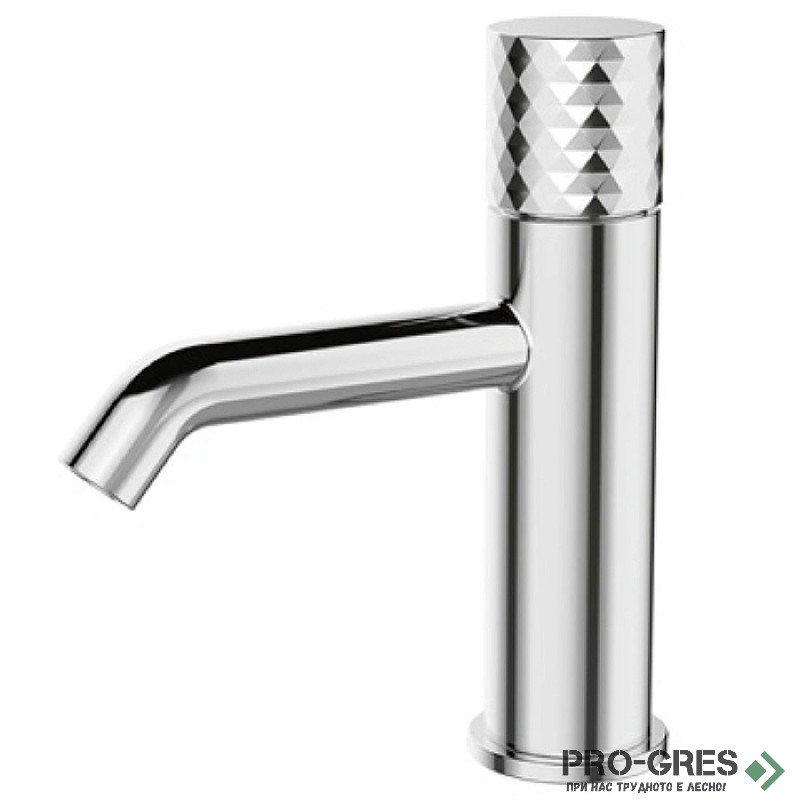 Смесител за мивка, без изпразнител, хром, Karag, Joan Brass Pattern, 24601-424A-BP